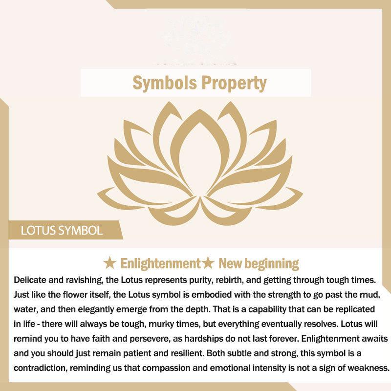 Buddhist Blessing 925 Sterling Silver Lotus Zircon Blessing Protection Ring