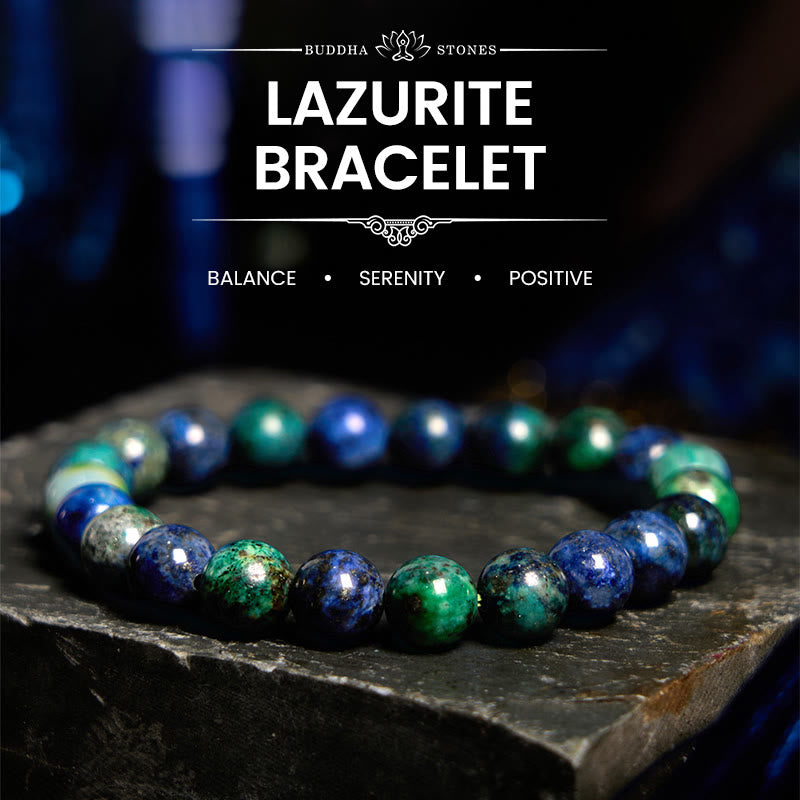 Buddhist Blessing Lazurite Serenity Bracelet