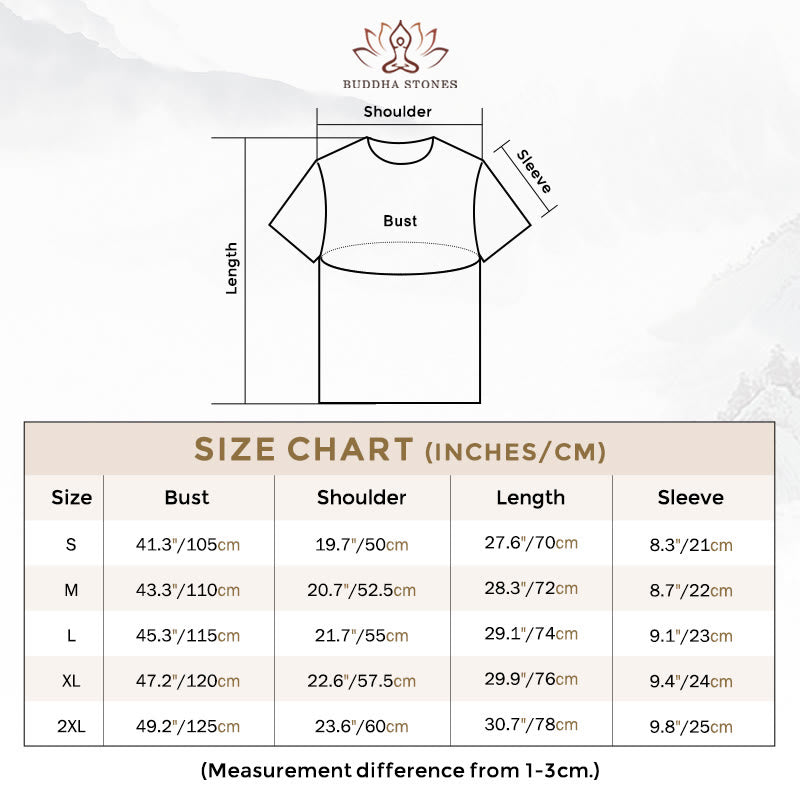 Buddhist Blessing Peace Begins With A Smile Tee T-shirt