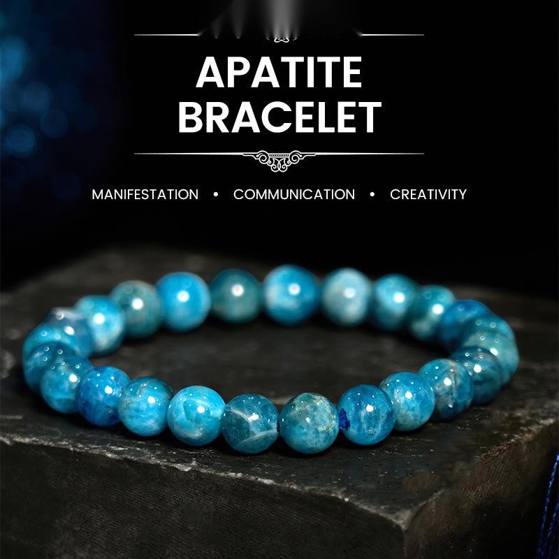 Buddhist Blessing Apatite Motivation Bracelet