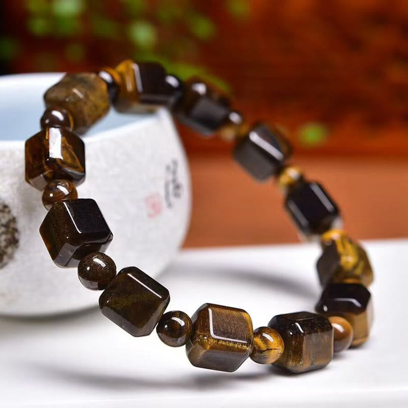 Buddhist Blessing Tiger Eye Protection Bracelet