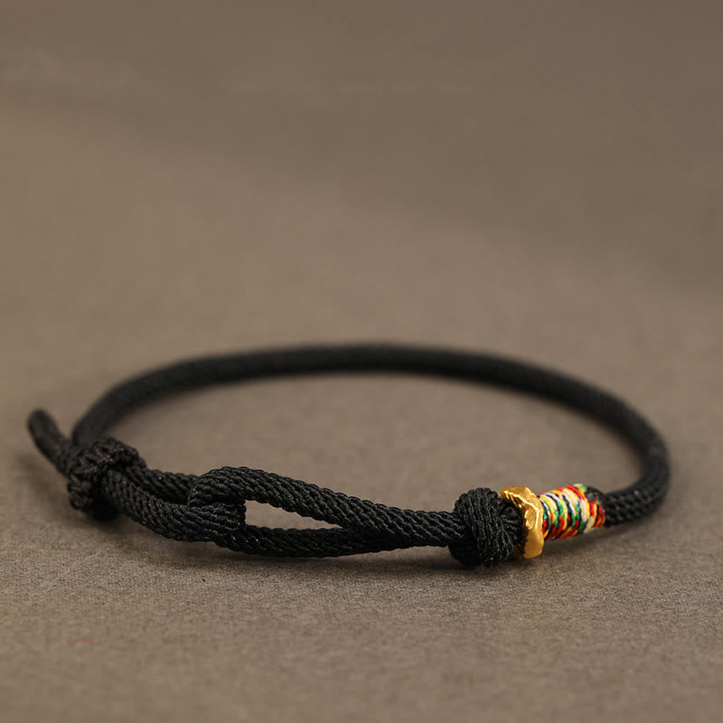 Buddhist Blessing Red String 925 Sterling Silver 999 Sterling Silver Coin Luck Bracelet