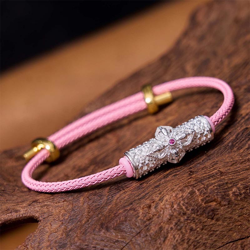 Buddhist Blessing Copper Luck Red String Bracelet
