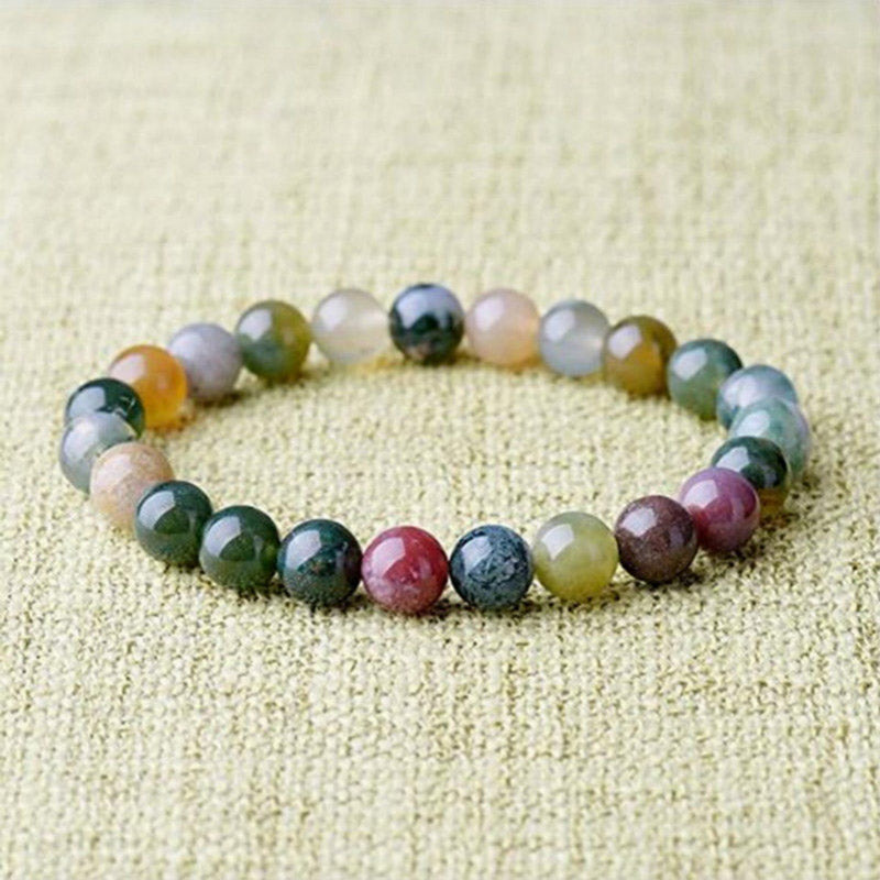 Buddha Stones India Agate Beads Luck Yoga Bracelet