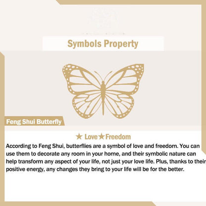 Buddhist Blessing Colorful Butterfly Freedom Alloy Elastic Bracelet Bangle