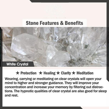 Buddhist Blessing Green Tara Mantra Natural Various Crystal Black Obsidian Fulfilment Necklace Pendant