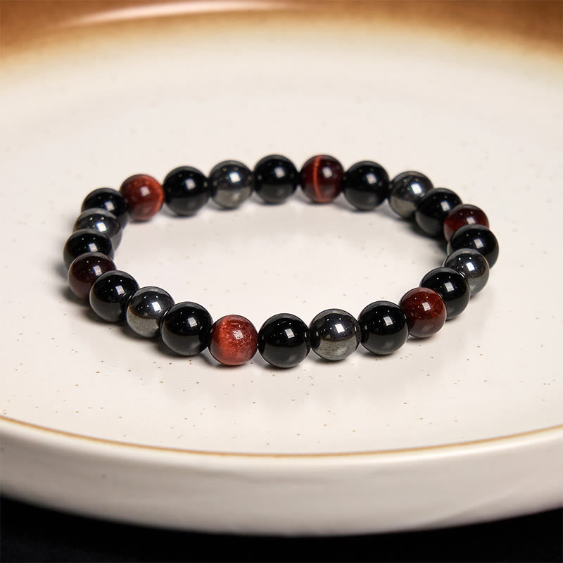 Buddhist Blessing Various Tiger Eye Confidence Bracelet
