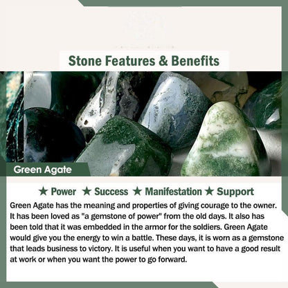 Buddhist Blessing Five Elements Various Agate Crystal Green Strawberry Quartz Sun Stone Wealth Bracelet