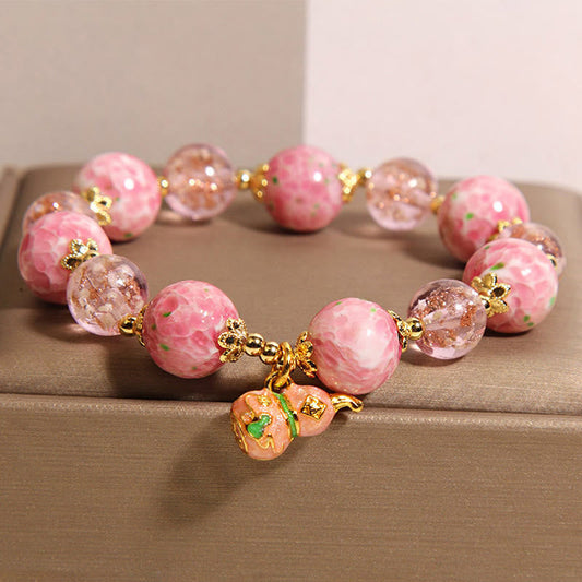 Buddhist Blessing Gourd Liuli Bracelet