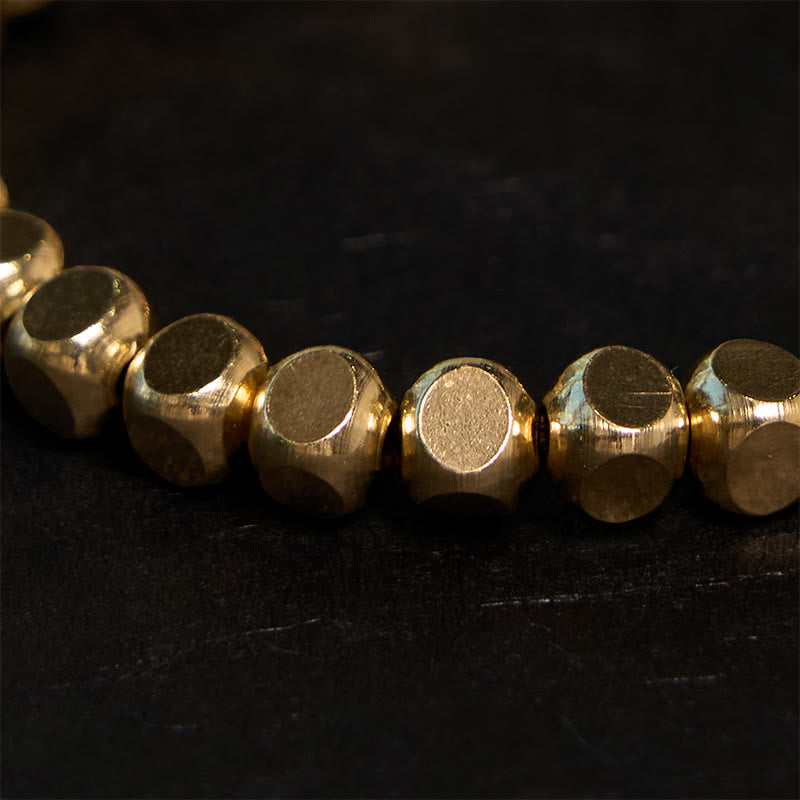 Buddhist Blessing Copper Good Luck Healing Bracelet