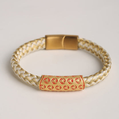 Buddhist Blessing Tibetan Hot Wheels Various Colors Rope Diamond Knot Luck Buckle Bracelet