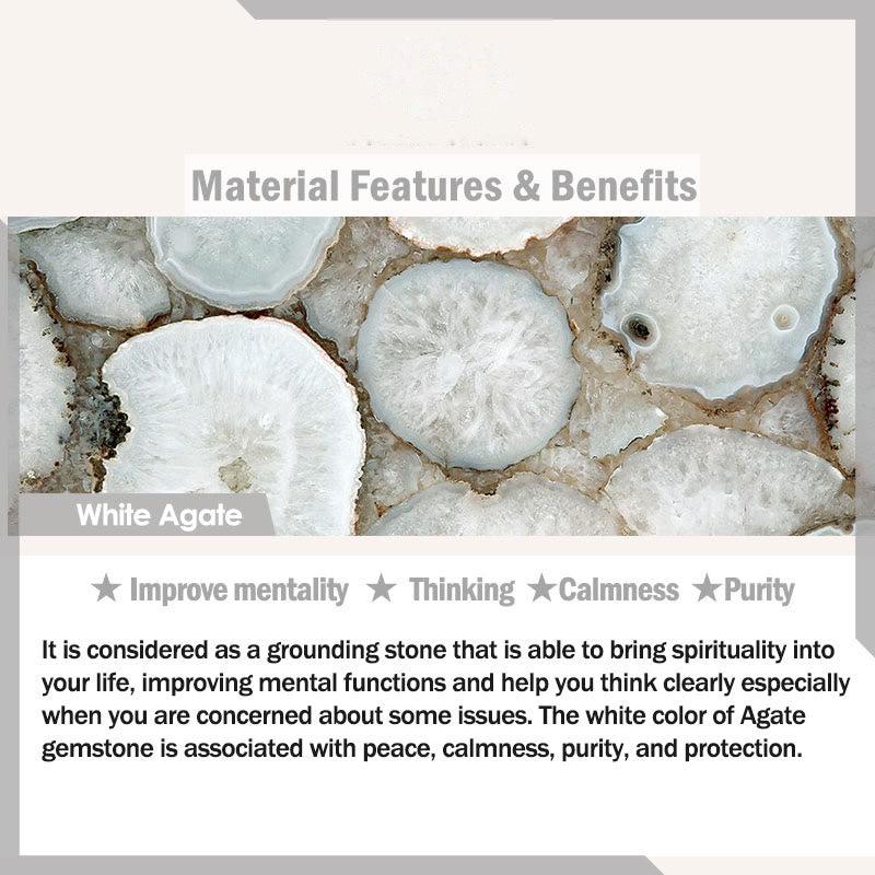 Buddhist Blessing Five Elements Various Agate Jambhala Luck Bracelet