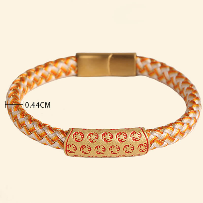Buddhist Blessing Tibetan Hot Wheels Various Colors Rope Diamond Knot Luck Buckle Bracelet