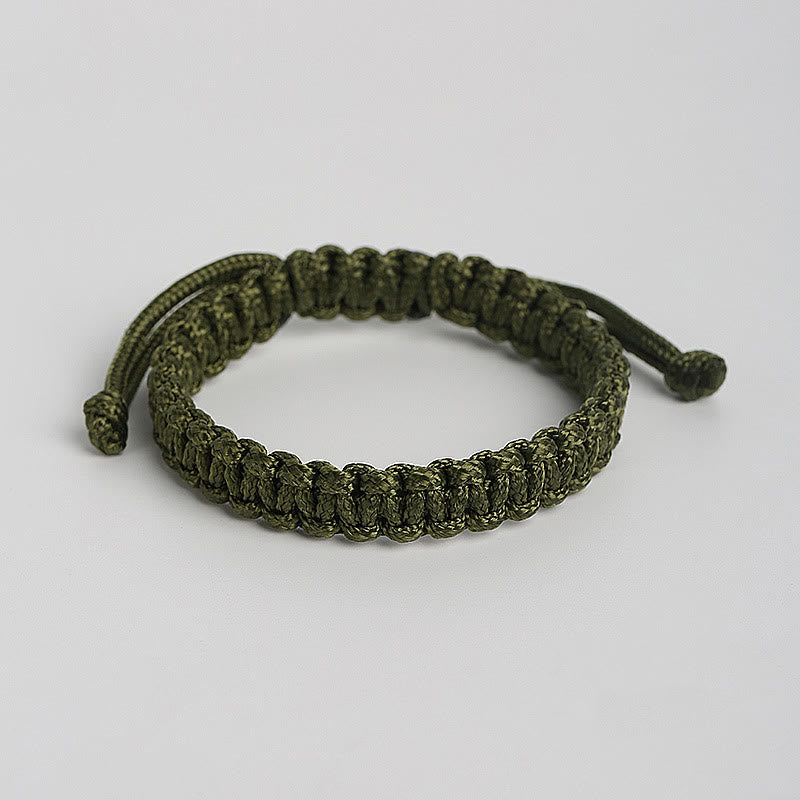 Buddhist Blessing Handmade Colorful Rope Braided Bracelet