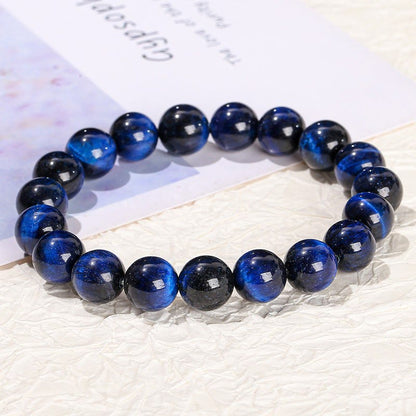 Buddhist Blessing Blue Tiger Eye Balance Bracelet