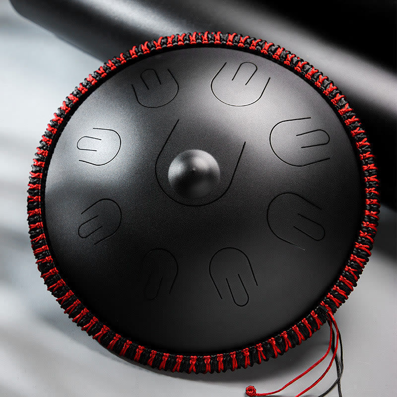 Buddhist Blessing Steel Tongue Drum Sound Healing Yoga Meditation Kit 9 Note 15 Inch Handpan Instrument