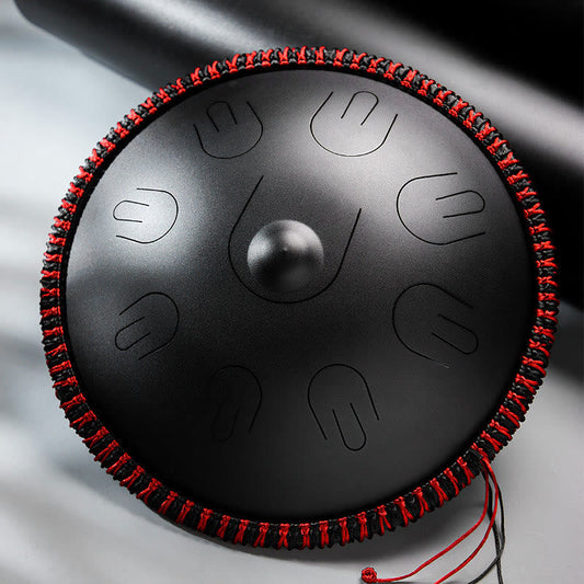 Buddhist Blessing Steel Tongue Drum Sound Healing Yoga Meditation Kit 9 Note 15 Inch Handpan Instrument