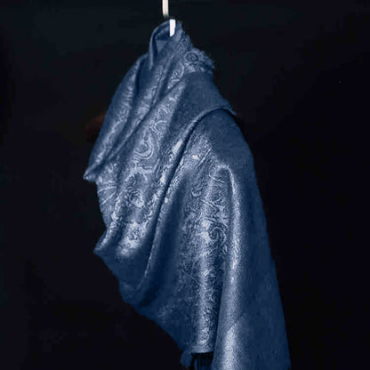 Buddhist Blessing Tibetan Cashew Jacquard Tassels Shawl Spring Fall Winter Warm Cozy Scarf Wrap