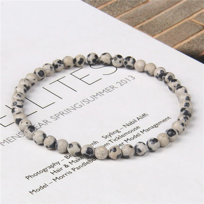 Buddhist Blessing 4mm Various Stone Crystal Mini Beads Healing Bracelet