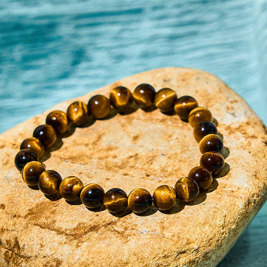Buddhist Blessing Tiger Eye Strength Bracelet