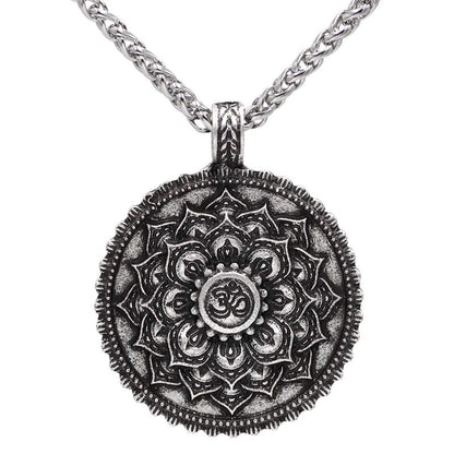 Six True Words Love Peace Flower Pattern Necklace (Extra 35% Off | USE CODE: FS35)