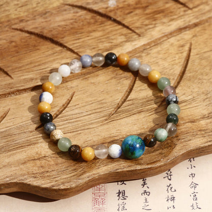 Buddhist Blessing Shoushan Stone Red Agate Prosperity Bracelet