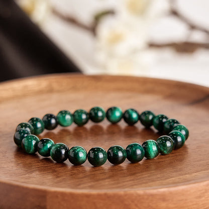 Buddhist Blessing Tiger Eye Growth Healing Energy Bracelet