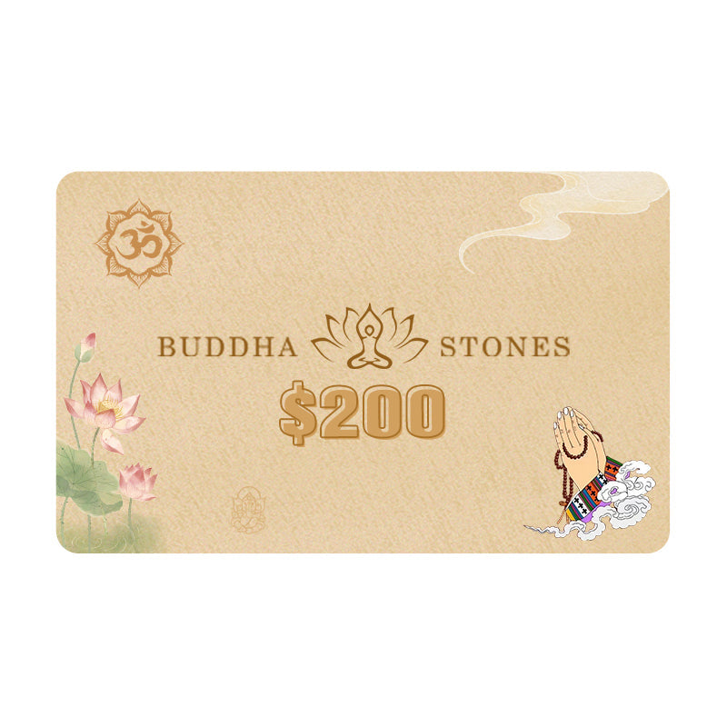 Buddhist Blessing Convey Good Luck Gift Certificate
