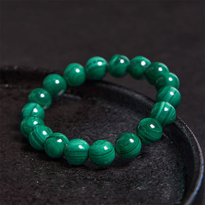 Buddhist Blessing Natural Malachite Protection Calmness Bracelet