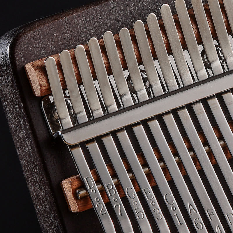 Buddhist Blessing Kalimba 17/21 Keys Thumb Piano Sun Pattern Maple Wood Beginners Portable Finger Piano