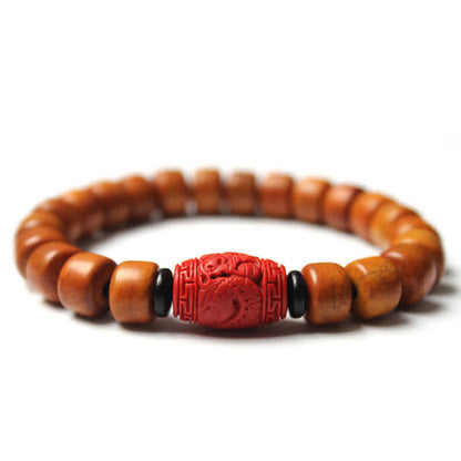 Buddhist Blessing Tibetan Bone Beads Om Mani Padme Hum Strength Bracelet