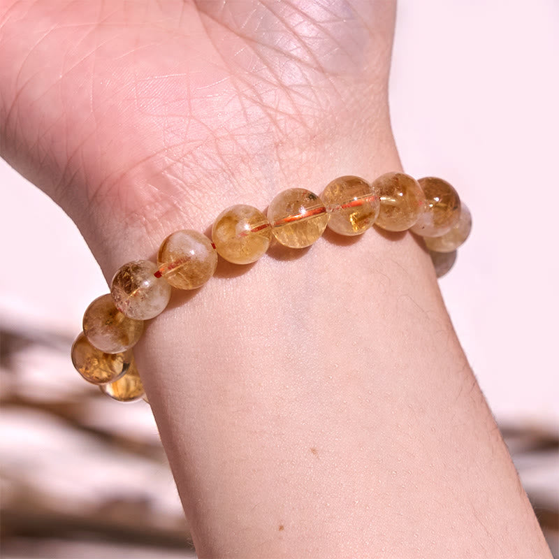 Buddhist Blessing Boost Vitality Warm Color Series Positive Courage Bracelet