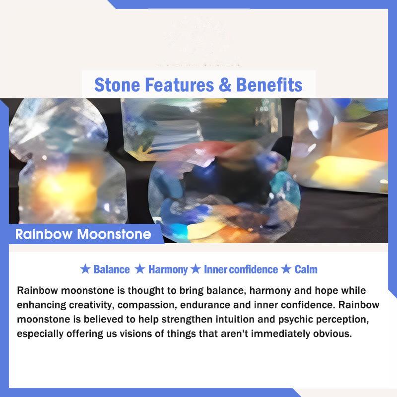 Buddhist Blessing  Stone Various Crystals Malachite Lazurite Hemimorphite Calmness Bracelet