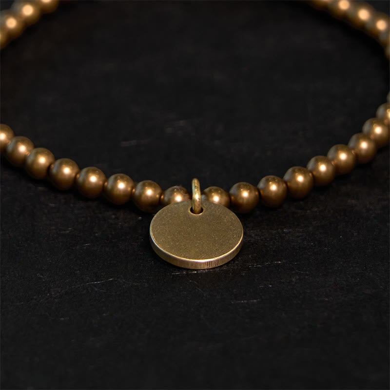 Buddhist Blessing Amekaji Copper Balance Bracelet
