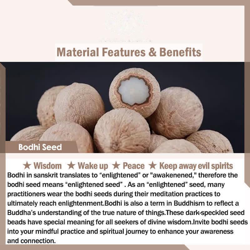 Buddhist Blessing Tibetan Bone Beads Om Mani Padme Hum Strength Bracelet