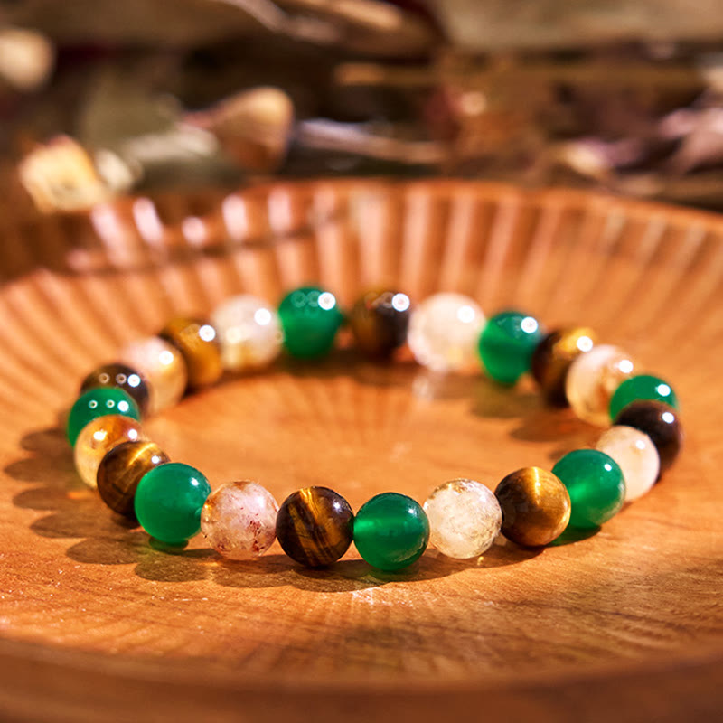 Buddhist Blessing Boost Vitality Warm Color Series Positive Courage Bracelet
