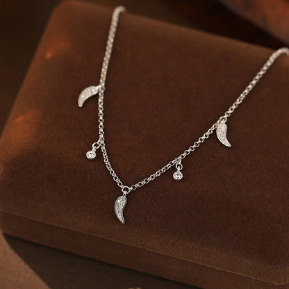 Buddhist Blessing 925 Sterling Silver Zircon Little Pepper Charm Protection Anklet