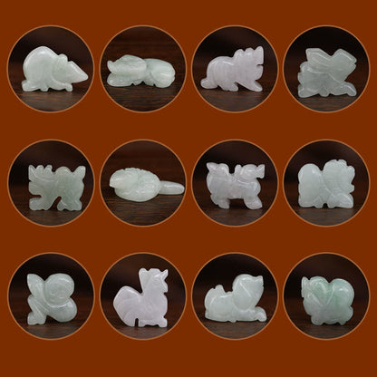 Buddhist Blessing Chinese Zodiac Peach Wood Blessing Red String Belly Chain