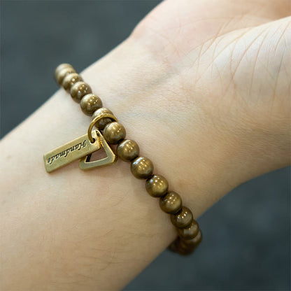 Buddhist Blessing Copper Beads Balance Bracelet