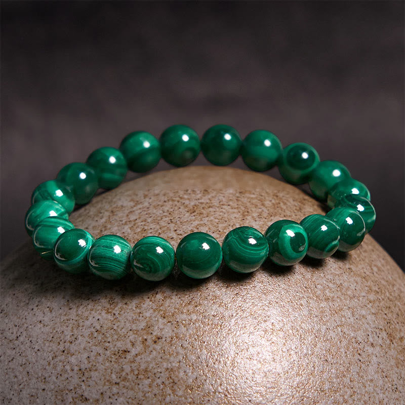 Buddhist Blessing Natural Malachite Protection Calmness Bracelet