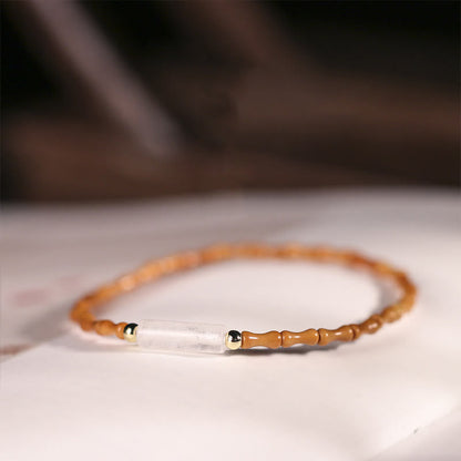 Buddhist Blessing Ultra-fine Olive Pit Peace Bracelet