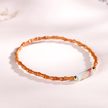 Buddhist Blessing Ultra-fine Olive Pit Peace Bracelet