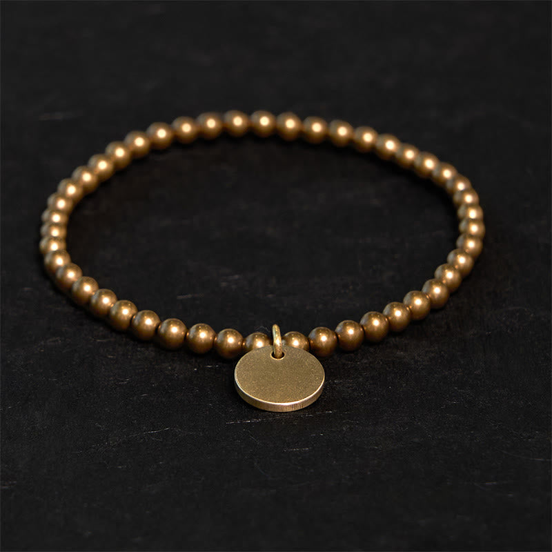 Buddhist Blessing Amekaji Copper Balance Bracelet