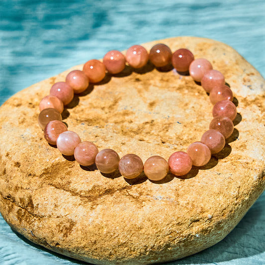 Buddhist Blessing Sun Stone Positive Bracelet