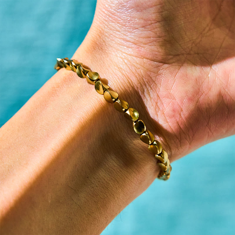 Buddhist Blessing Tibetan Copper Beads Healing Luck Bracelet