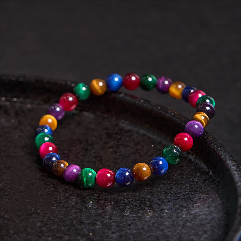 Buddhist Blessing Various Tiger Eye Confidence Bracelet
