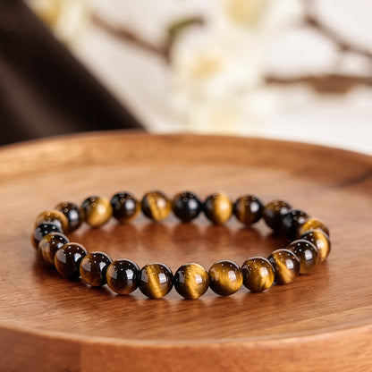Buddhist Blessing Tiger Eye Strength Bracelet