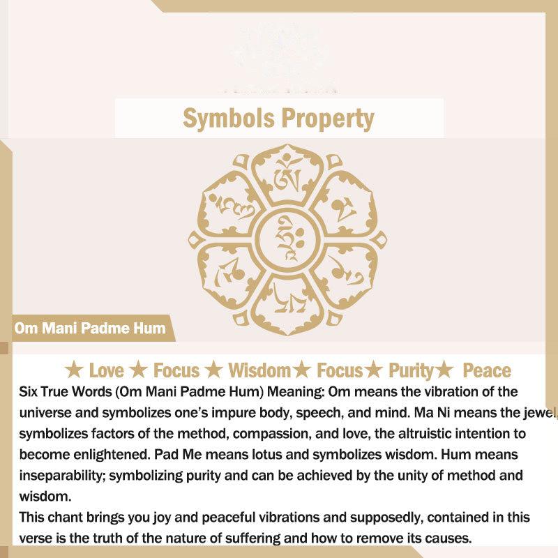 Buddhist Blessing Tibet 999 Gold Om Mani Padme Hum Handmade Eight Thread Peace Knot Luck Bracelet