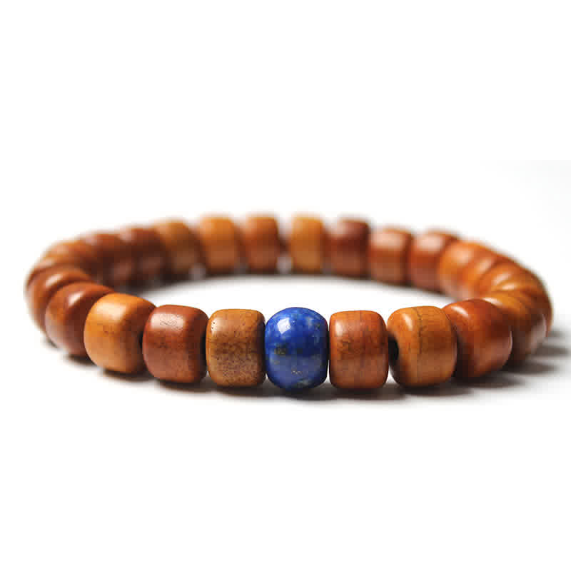 Buddhist Blessing Tibetan Bone Beads Om Mani Padme Hum Strength Bracelet