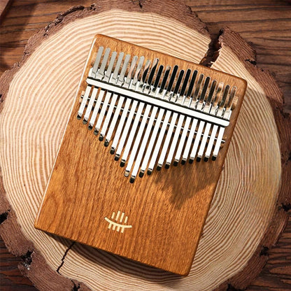 Buddhist Blessing Kalimba 21 Keys Thumb Piano Acacia Maple Sapele Wood Portable Finger Piano